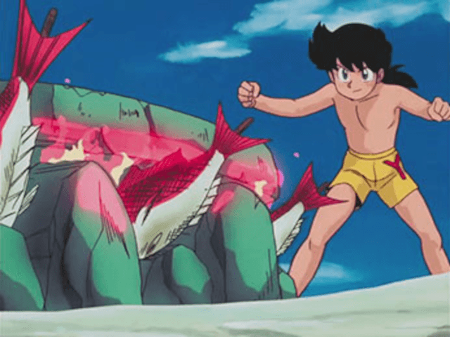 Episode 44: The Seashore Match. Youichi Style, Secret of the Roasted Fish