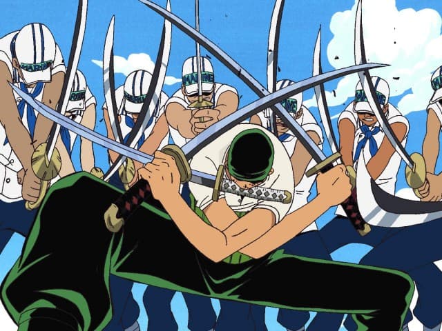 Episode 3: Morgan versus Luffy! Who's the Mysterious Pretty Girl?