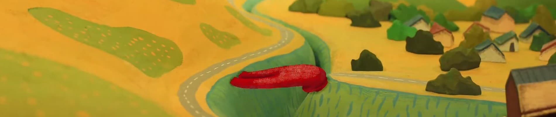 The Red Bridge is falling down